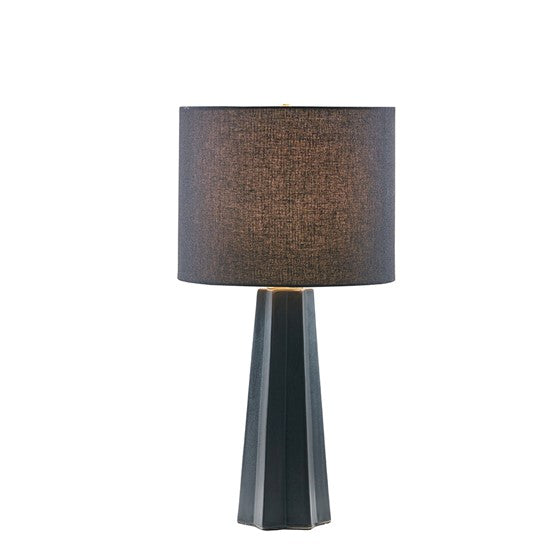 Athena Geometric Ceramic 22" Table Lamp