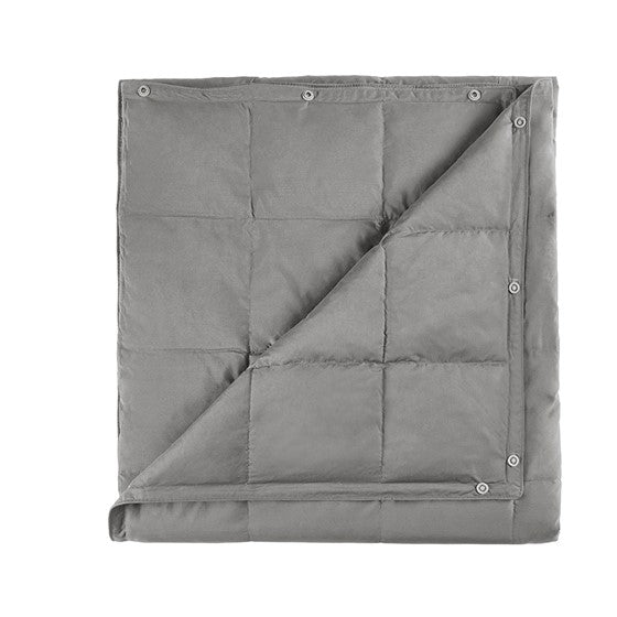 Hadly Goose Feather and Down Wearable Throw (Grey)
