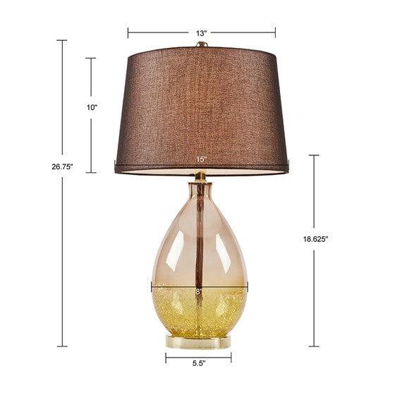 Cortina Table Lamp Set of 2 (Gold)