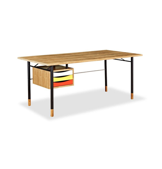 Nyhavn Desk - Ash/Yellow/Red - Reproduction
