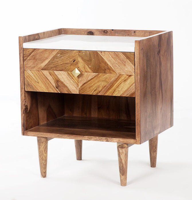 Abha Nightstand/Bedside Table