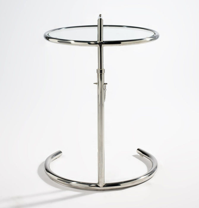 E1027 Side Table - Stainless Steel - Reproduction