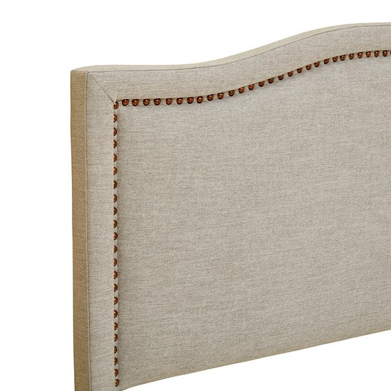 Queen Size Nadine Upholstery Natural Headboard