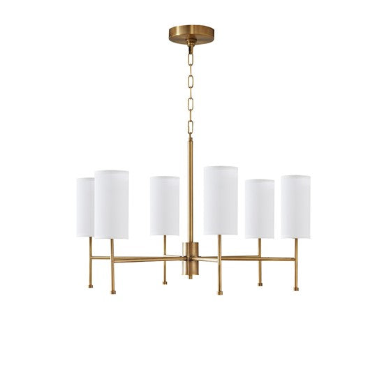 Maria 6-Light Chandelier with Interchangeable Shades (Low Stock)