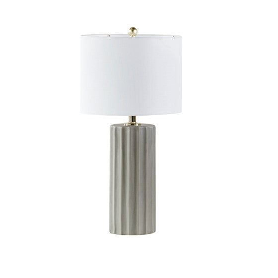 Glendale Ribbed Ceramic Table Lamp 27" (Low Stock)