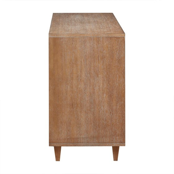 Adeline 2 Door Brown Accent Cabinet