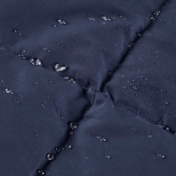 Hadly Goose Feather and Down Wearable Throw (Indigo)