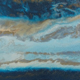 Midnight Tide Blue Canvas Set