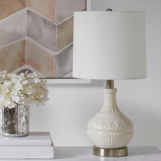 Gypsy Embossed Boho Table Lamp (Low Stock)