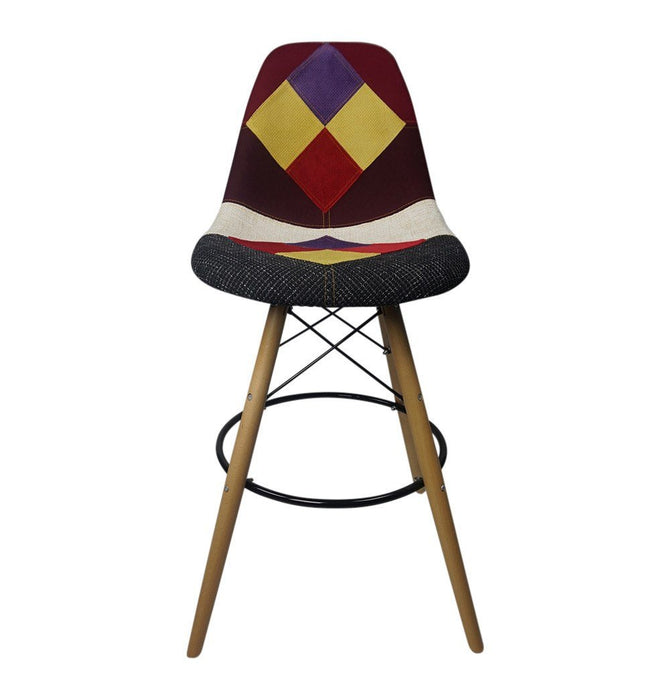 DSW Patchwork E - Bar Eiffel Chair Stool - Reproduction