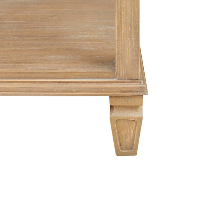 Victoria Bedside Natural Wood Table