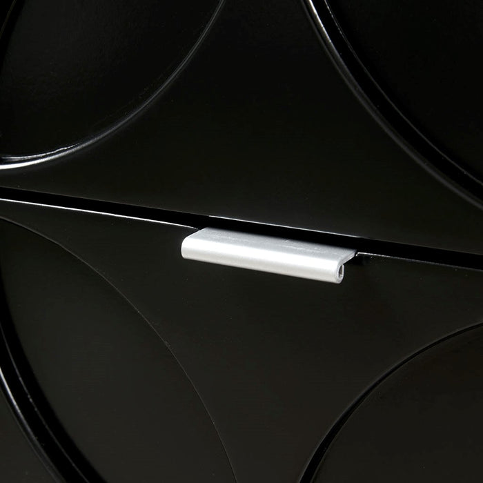 Sonata Accent Black Chest with 2 Drawers