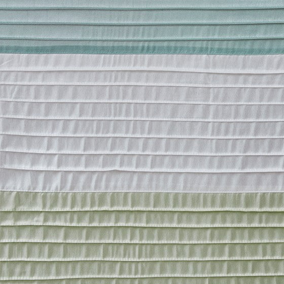 Amherst Faux Silk Shower Curtain (Green)