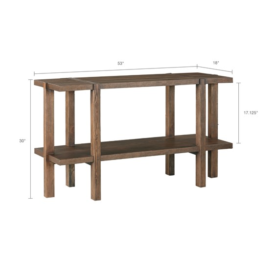 Cornell Brown Console Table