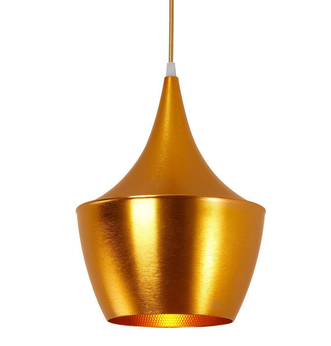 Beat Shade Fat Pendant Lamp - Gold - Reproduction