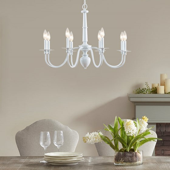 Amelia 8-Light Traditional Metal Chandelier