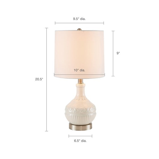 Gypsy Embossed Boho Table Lamp (Low Stock)