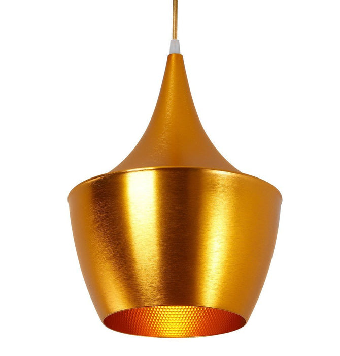 Beat Shade Fat Pendant Lamp - Gold - Reproduction