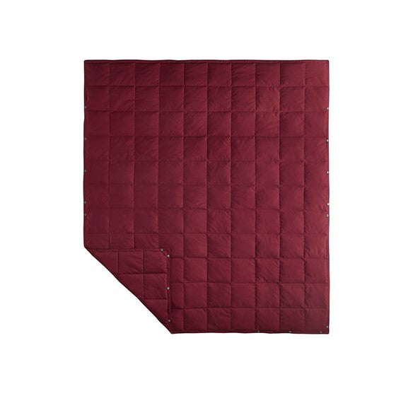 Hadly Goose Feather and Down Wearable Throw (Red)