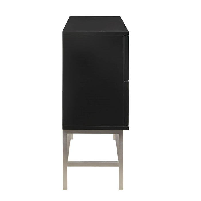 Sonata Accent Black Chest with 2 Drawers