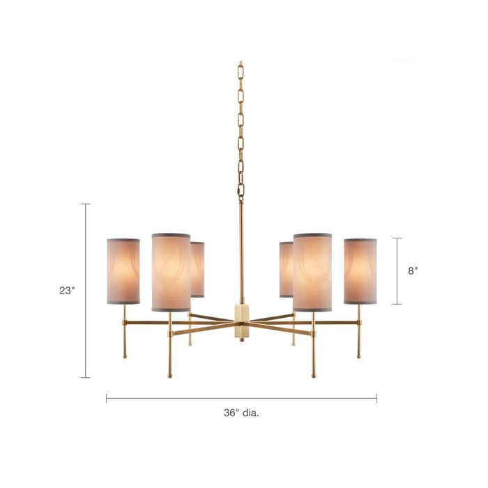 Conrad 6 Bulb Chandelier