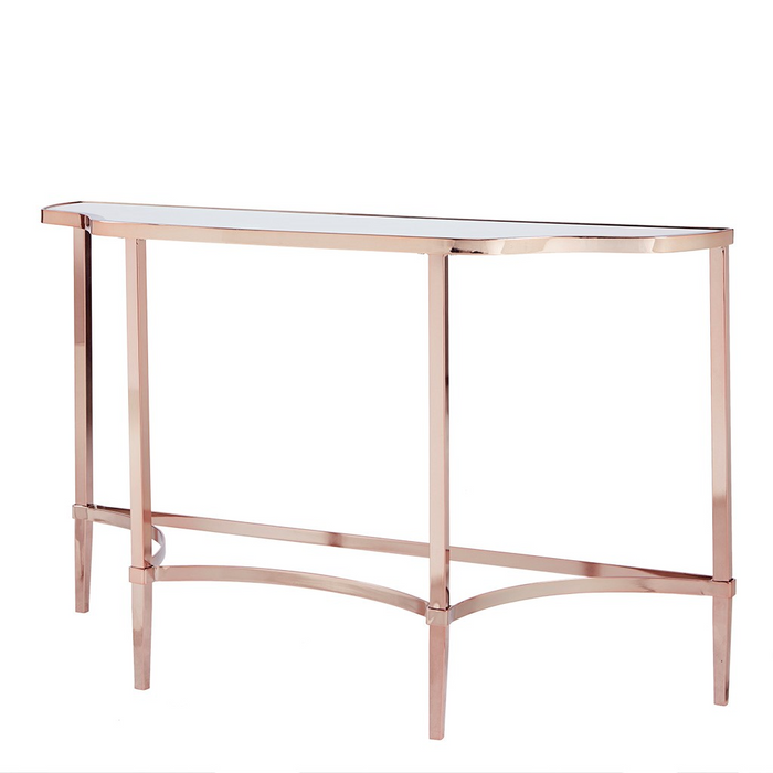 Triton Rose Gold Console Table