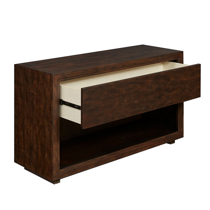 Bay Console Dark Mahogany Table (Low Stock)