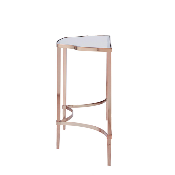 Triton Rose Gold Console Table