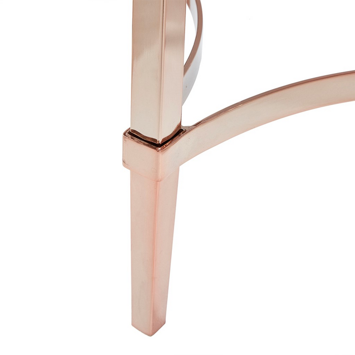 Triton Rose Gold Console Table