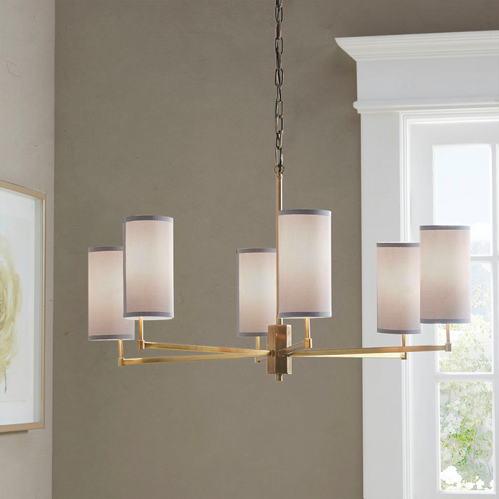 Conrad 6 Bulb Chandelier