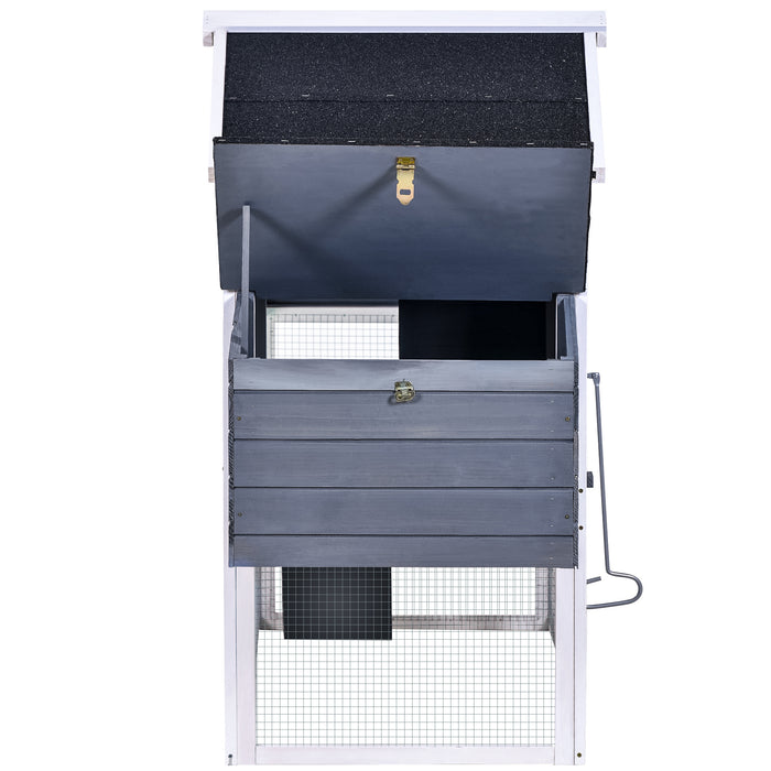 Sturdy Pet Rabbit Hutch Wooden House Chicken Coop for Small Animals