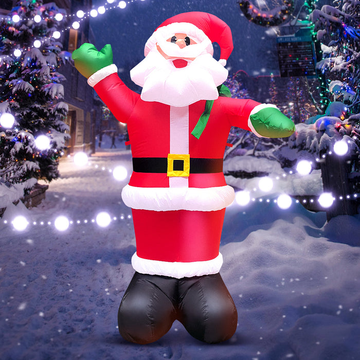 6FT Inflatable Santa Claus Blow Up Decor