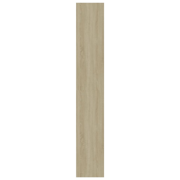Book Cabinet Sonoma Oak 15.7"x11.8"x74.4" Chipboard