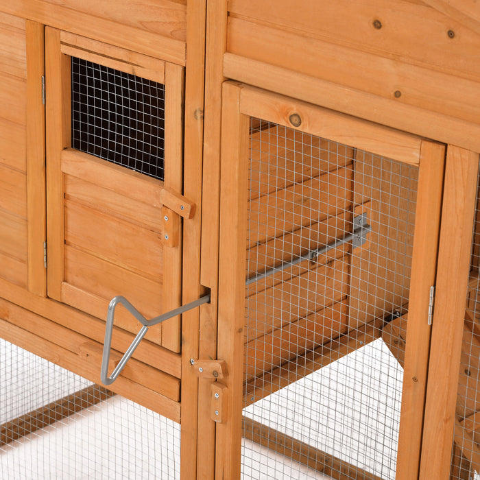 Large Wooden Chicken Coop Small Animal House Rabbit Hutch
