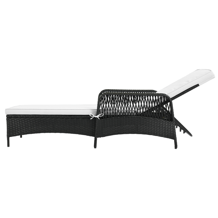 Outdoor patio pool PE rattan wicker chair wicker sun lounger