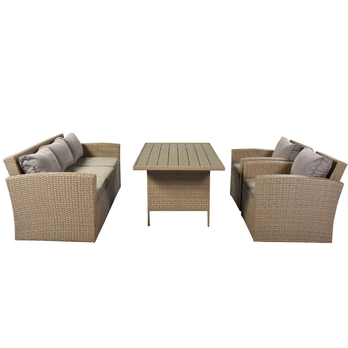 4-Piece Conversation Outdoor Patio Furniture Set