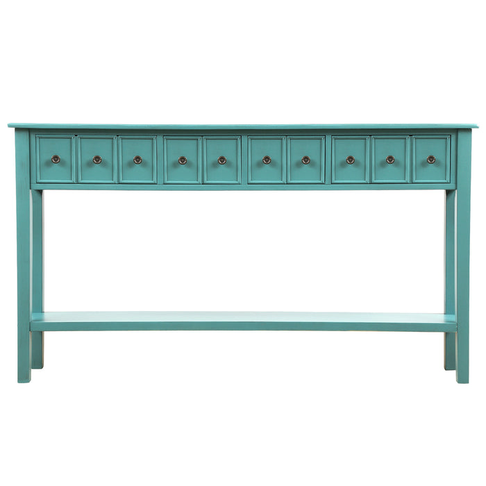 Rustic Entryway Console Table