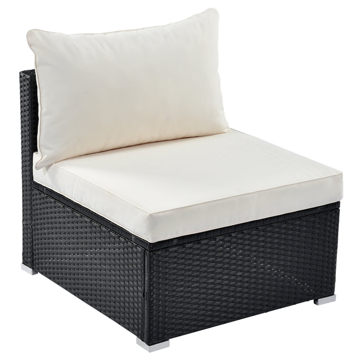 6-Piece Simple Living PE Rattan Wicker Patio Furniture