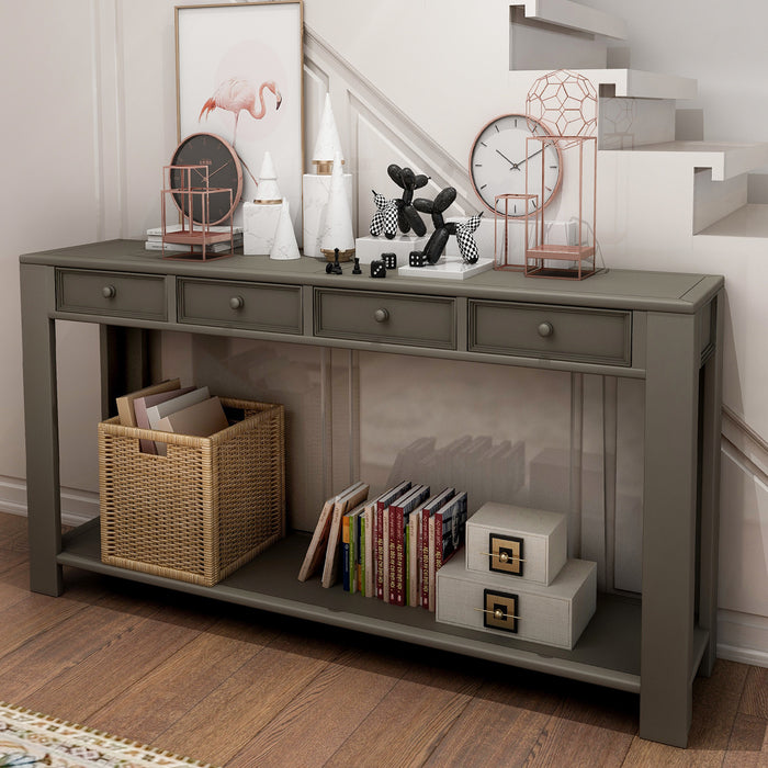 Marlowes Console Table for Entryway (Khaki)