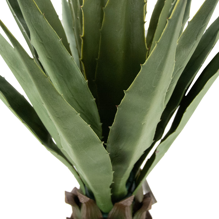 86cm Agave 25lvs Artificial Plants with 7.7"black pot