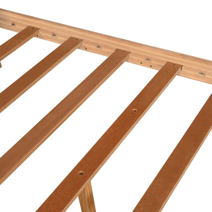 MyRoomz Full Size Wood House Bed with Storage Space