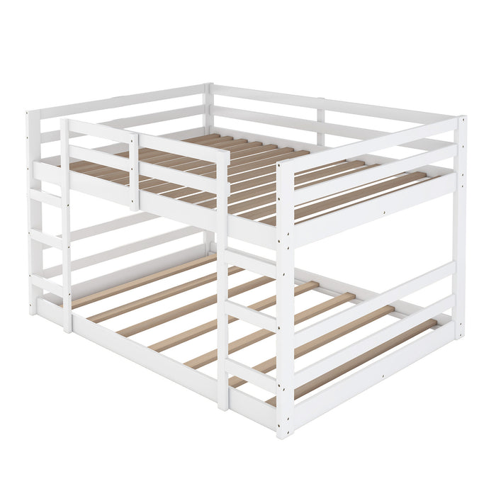 EZ Bunks Full Over Full Bunk Bed with Ladder