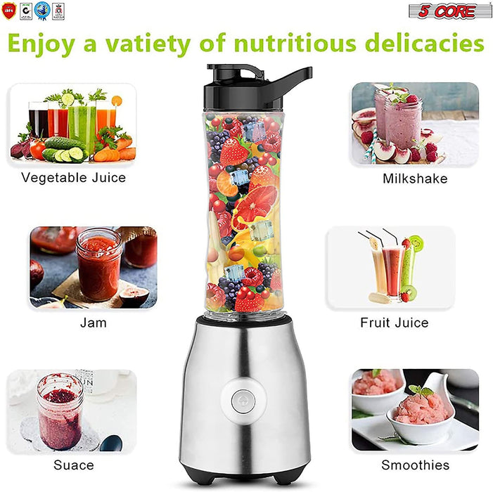 Professional Blender Electric Blenders Countertop Soup Smoothie Shake Mixer Food Blend Grind 5 Core 5C 521