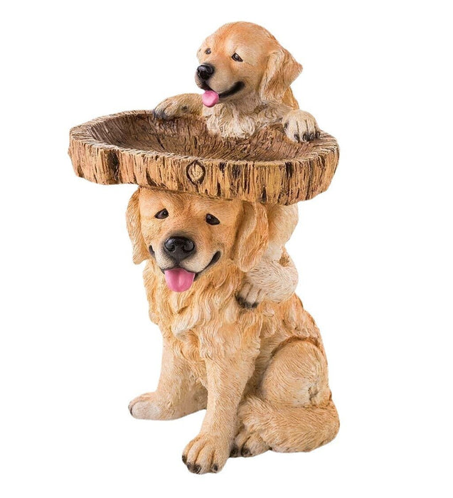 Mom and Pup Outdoor Bird Feed