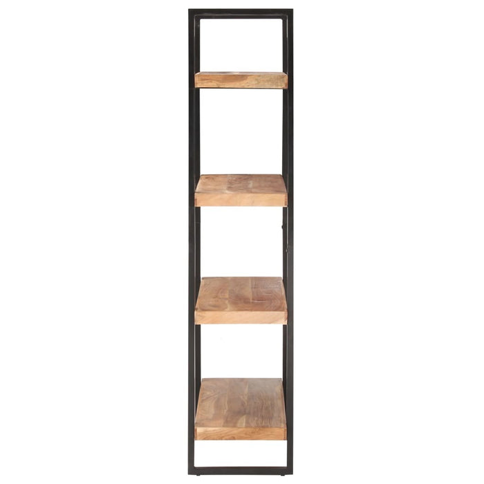 4-Tier Bookcase 47.2"x15.7"x70.9" Solid Acacia Wood