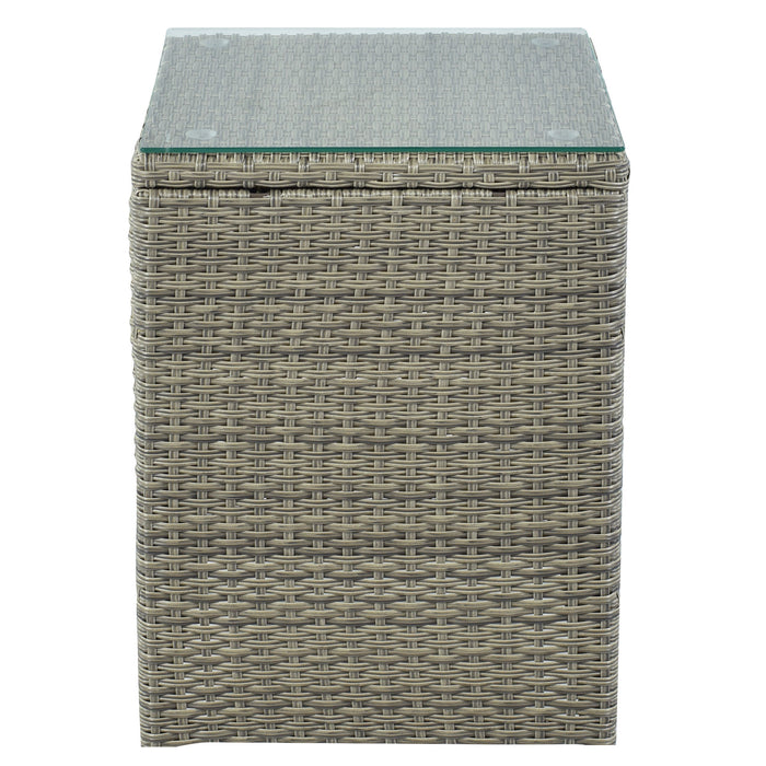 5-Piece Classic Rattan Sectional Seating Group Set