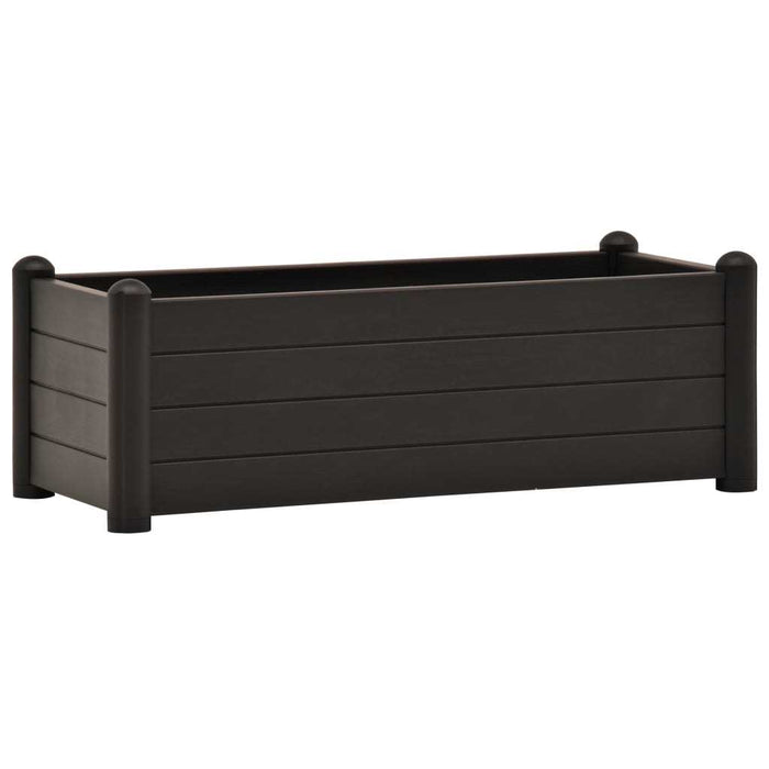 Garden Raised Bed PP Anthracite 39.4'x16.9'x13.8'