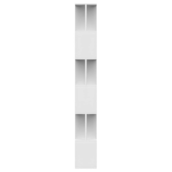 Book Cabinet/Room Divider White 31.5"x9.4"x75.6" Chipboard
