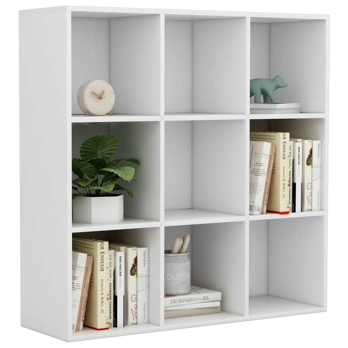 Book Cabinet White 38.6"x11.8"x38.6"
