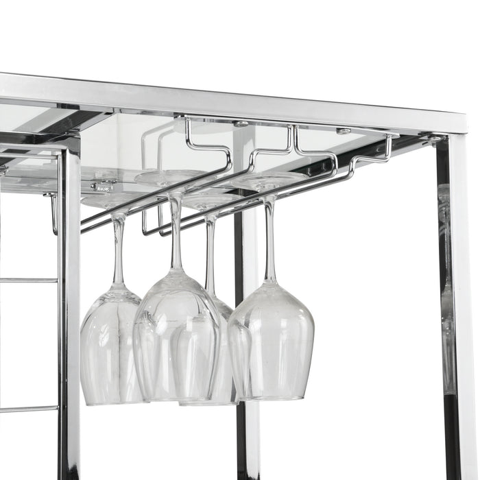 Trolley 3-Tier Wine Organizer